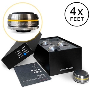 BASSOCONTINUO Ultra Feet Level 8 | Set di 4 piedini isolanti