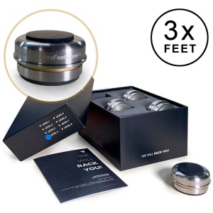 BASSOCONTINUO Ultra Feet Level 4 | Set di 3 piedini isolanti