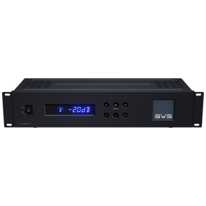 SVS 3000 In-Wall, amplificatore rack Sledge STA-800D2C, vista frontale