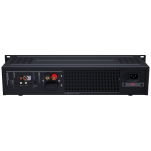 SVS 3000 In-Wall, amplificatore Sledge STA-800D2C, pannello posteriore con connessioni