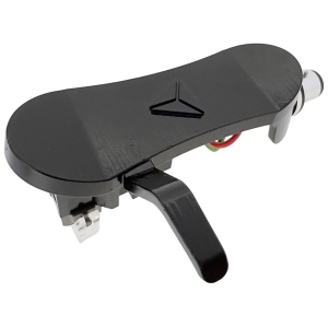 JICO SKATEBOARD HEADSHELL CSS-JHSSB | Portatestina SME a forma di skateboard, resina UV verniciata a mano