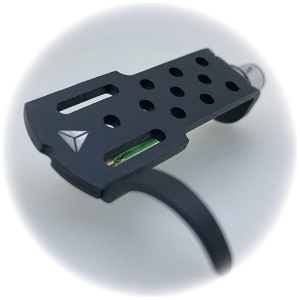 JICO HEADSHELL BLACK CSS-JHSB | Portatestina in alluminio con attacco SME, finitura nera