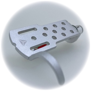 JICO HEADSHELL SILVER CSS-JHSS | Portatestina in alluminio con attacco SME, finitura argento