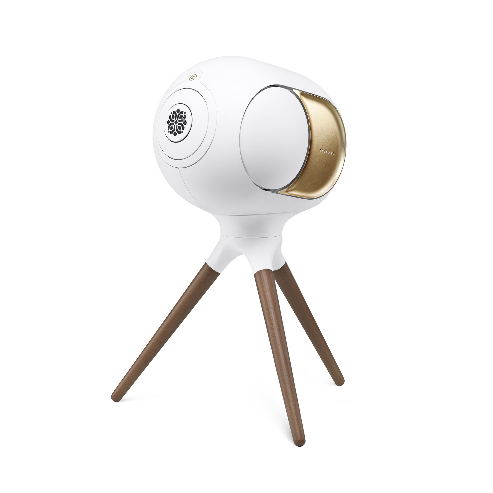 Devialet Treepod White Matte, supporto a treppiede per Phantom Ultimate 108 dB