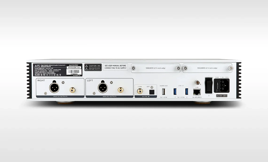Aurender A15 – Music Server con DAC – immagine 3 Aurender A15 – Music Server con DAC - immagine 3
