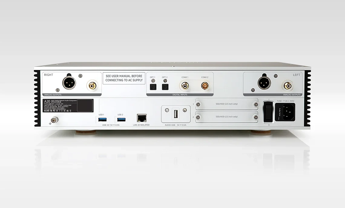 Aurender A20 – Music Server con DAC – immagine 3 Aurender A20 – Music Server con DAC - immagine 3