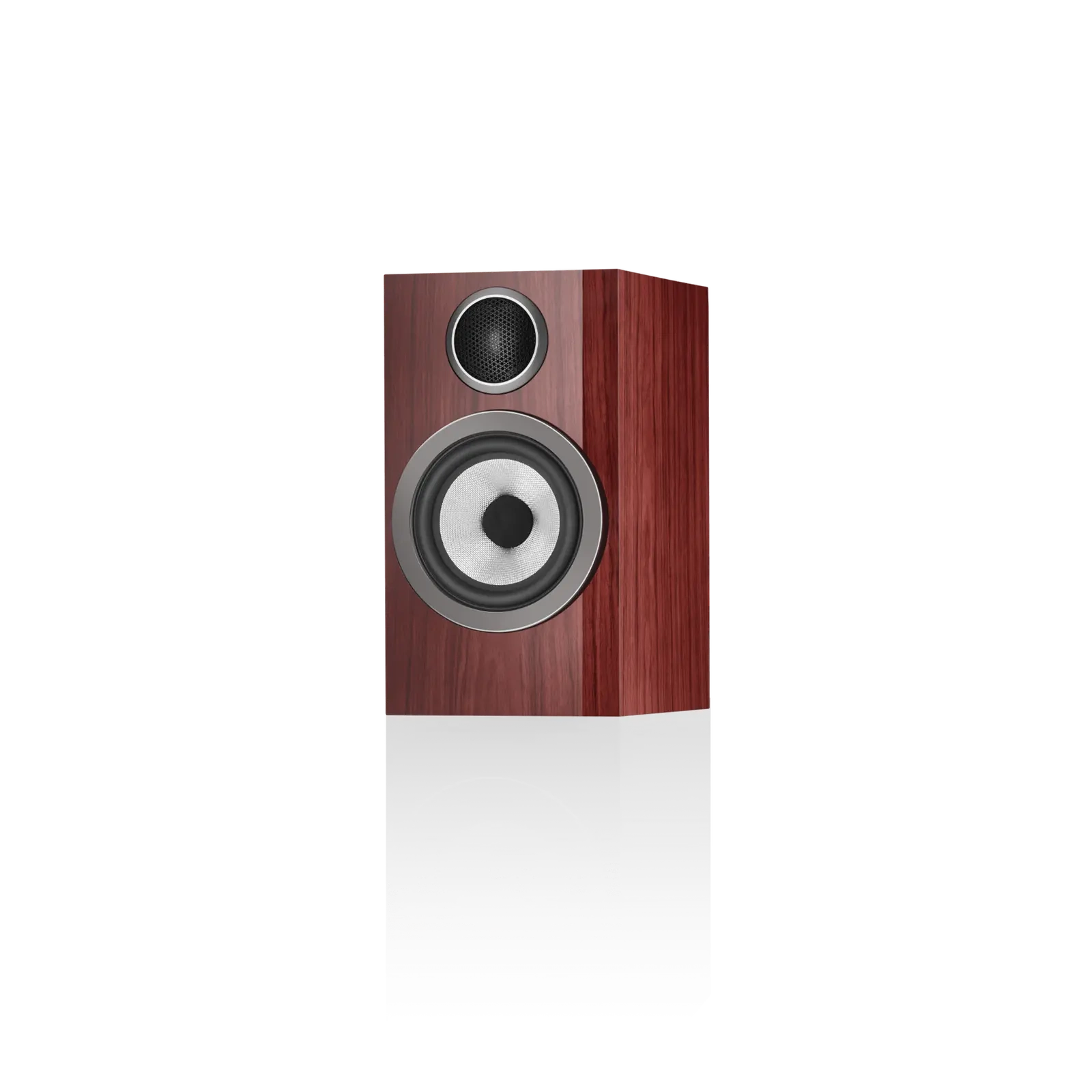 B&W 707 Prestige Edition, diffusore da scaffale in finitura Santos Gloss B&W 707 Prestige Edition, diffusore da scaffale in finitura Santos Gloss