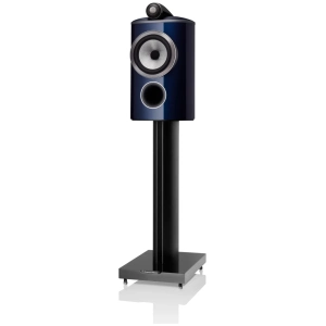 B&W 805 D4 Signature in Midnight Blue Metallic sullo stand FS-805 D4 (venduto a parte)