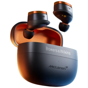 Auricolari B&W Pi8 McLaren Edition con la custodia