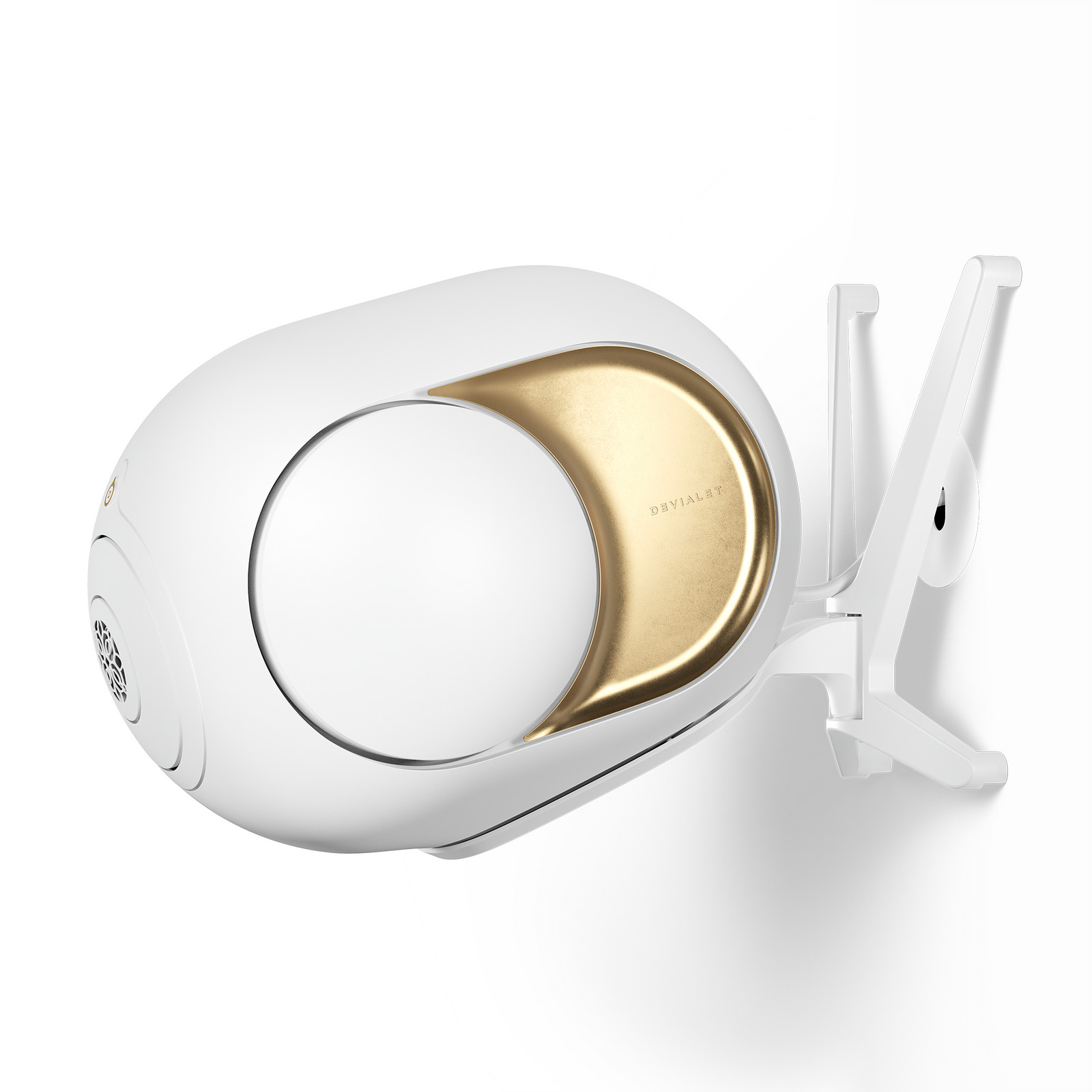 devialet_gecko_108db_white_devyv710 Devialet Gecko finitura chiara, supporto a muro per Phantom Ultimate 108 dB