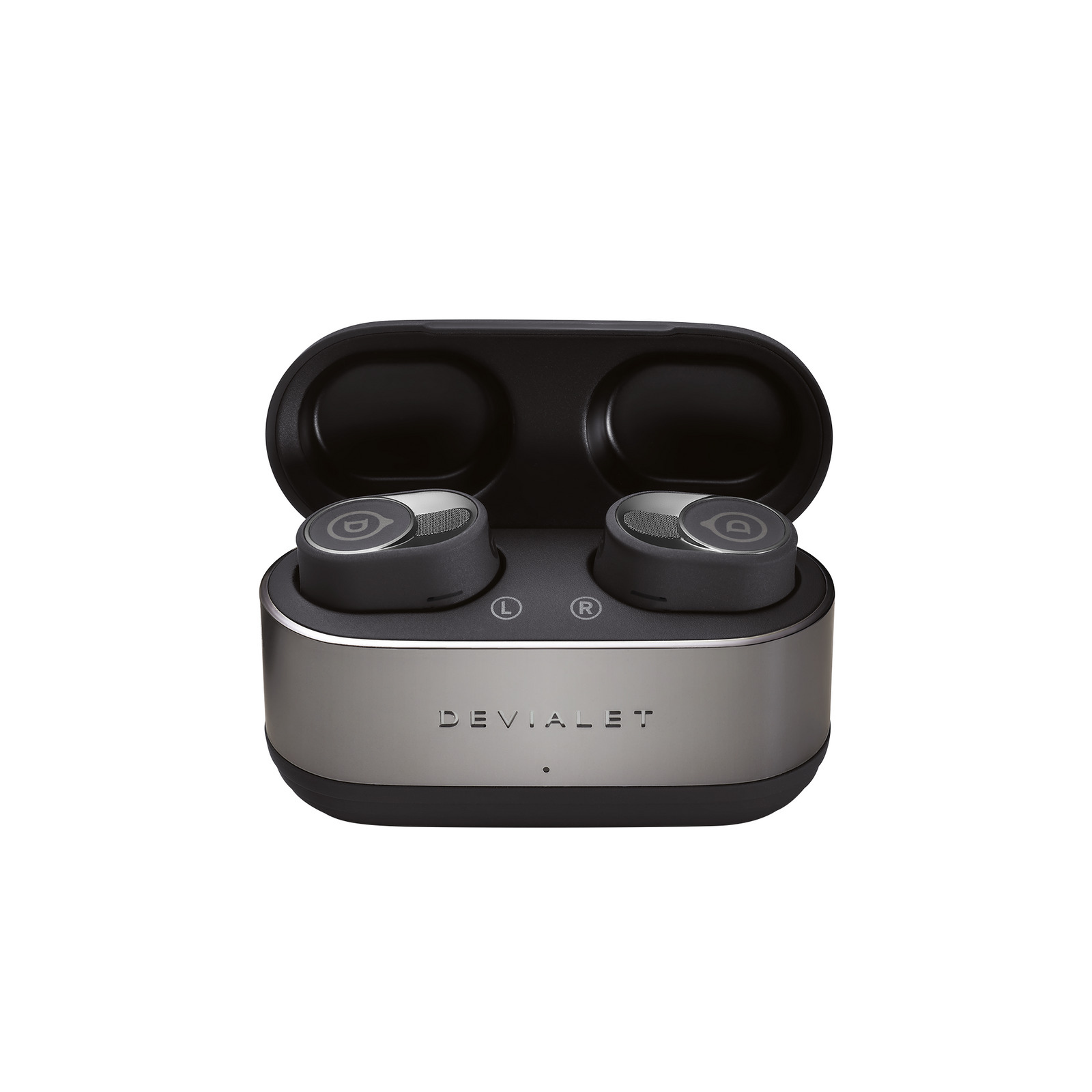 devialet_gemini_ii_deep_forest_devfb412 Devialet Gemini II finitura scura, auricolari true wireless con custodia
