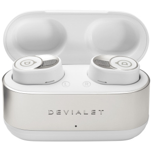 Devialet Gemini II finitura chiara, auricolari true wireless con custodia