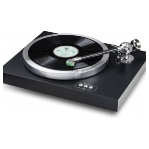 EAT C-Dur Satin Black & Jo No. 5 – Giradischi con Testina Jo No. 5