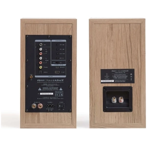 Elipson Horus 6B Active BT, Light Wood/Beige, vista posteriore