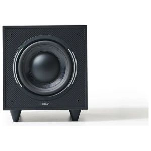 Elipson Horus 8S, Carbon Black, vista frontale
