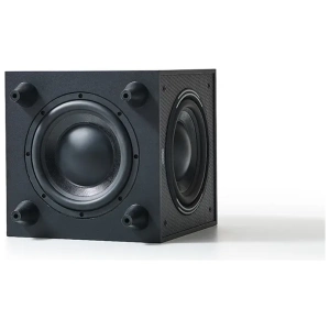 Elipson Horus 8S, Carbon Black, vista laterale