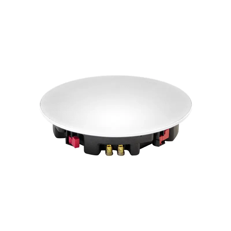 Elipson IC8 Ultra Slim, con griglia, vista laterale Elipson IC8 Ultra Slim, con griglia, vista laterale