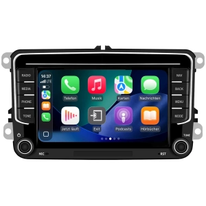 ESX VMX751DAB, vista frontale con Apple CarPlay