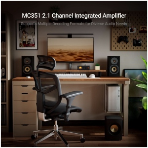 Fosi Audio MC351 | Amplificatore 2.1 con DAC e VU Meter - immagine 2