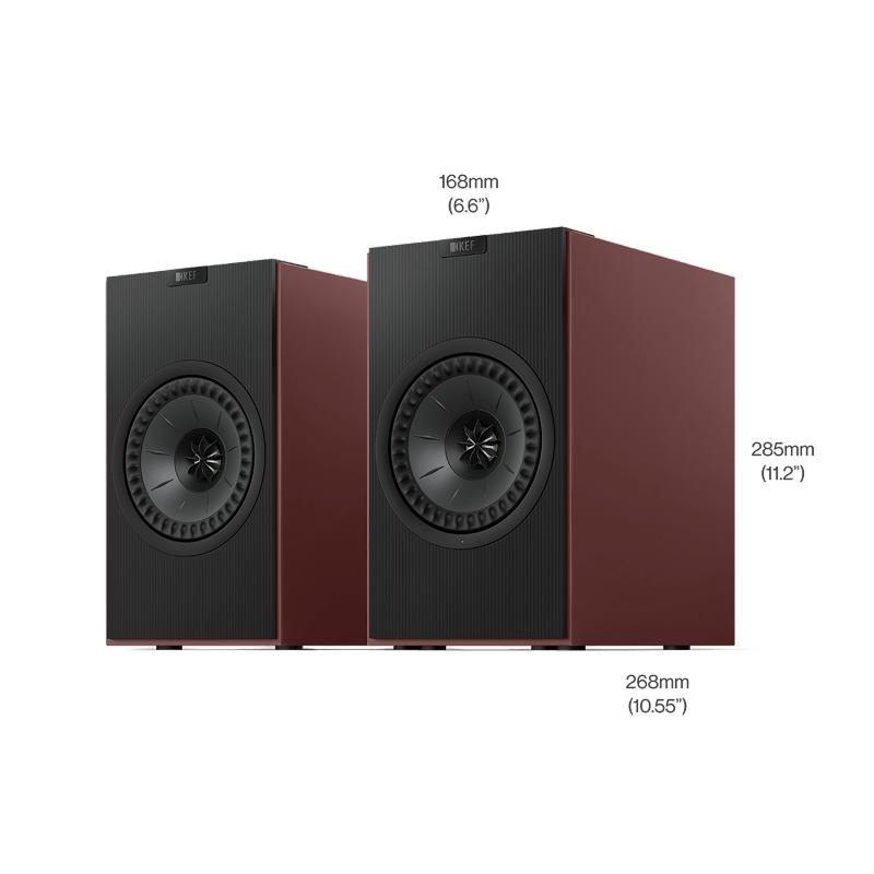 KEF Coda W BURGUNDY – Set di Speaker Attivi (Coppia) – immagine 3 KEF Coda W BURGUNDY - Set di Speaker Attivi (Coppia) - immagine 3