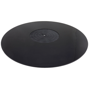 Ludic Acrylic LP Slip Mat Black – Tappetino per Giradischi - immagine 2