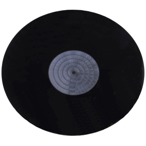 Ludic Acrylic LP Slip Mat Black – Tappetino per Giradischi