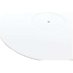 Ludic Acrylic LP Slip Mat White – Tappetino per Giradischi - immagine 2