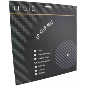 Ludic Anti-static LP Mat Turntable No-static – Tappetino per Giradischi - immagine 3