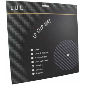 Ludic Rubber LP Slip Mat – Tappetino per Giradischi - immagine 2