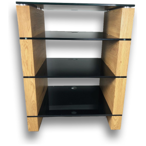 Ludic Vanir Audiorack Oak – Mobile Hi-Fi a 4 Ripiani - immagine 3
