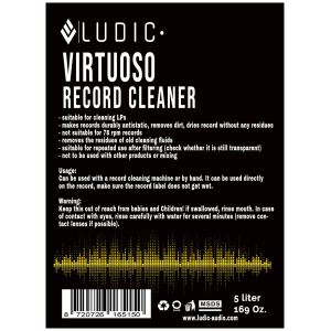 Ludic Virtuoso Record Cleaner 5 l – Liquido Pulizia Dischi 5 Litri - immagine 3
