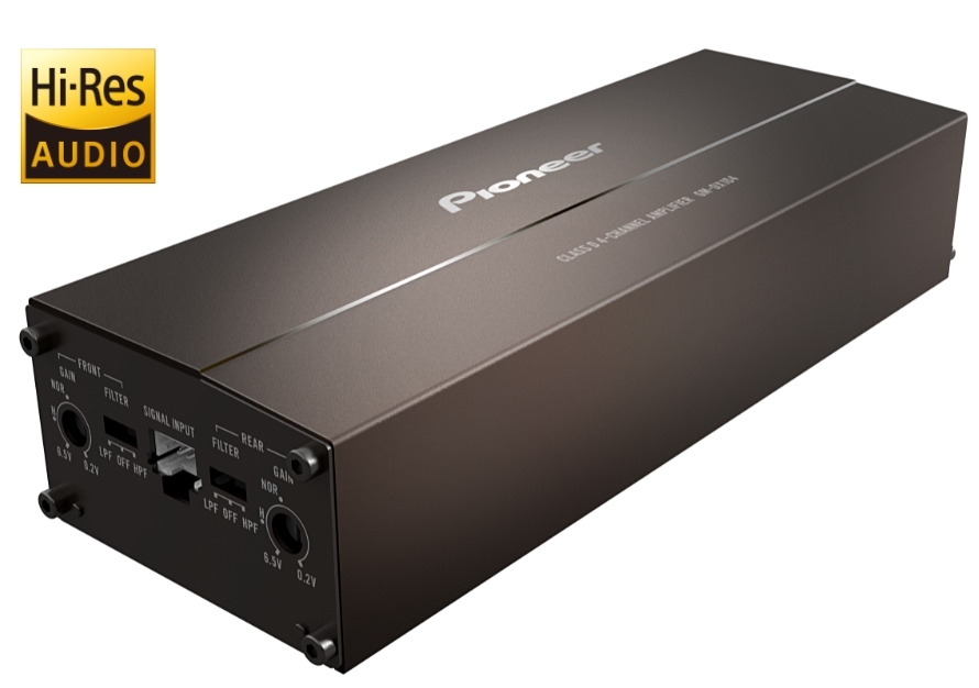 Pioneer GM-DX104 | Amplificatore a 4 canali con tecnologia TVC e sensore di ingresso Pioneer GM-DX104 | Amplificatore a 4 canali con tecnologia TVC e sensore di ingresso