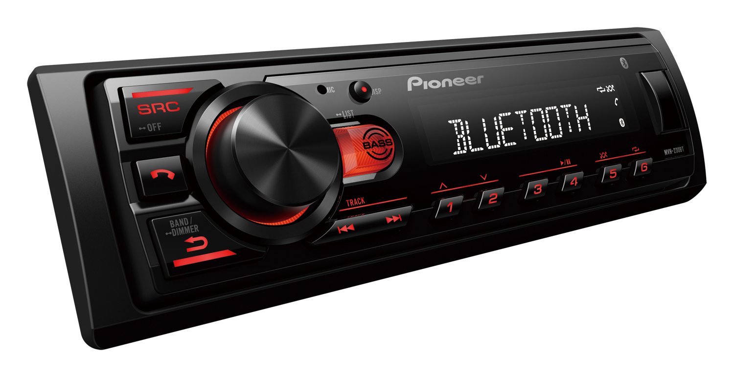 Pioneer MVH-230BT | Sintolettore mechaless – immagine 2 Pioneer MVH-230BT | Sintolettore mechaless - immagine 2