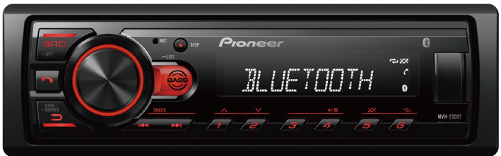Pioneer MVH-230BT | Sintolettore mechaless Pioneer MVH-230BT | Sintolettore mechaless