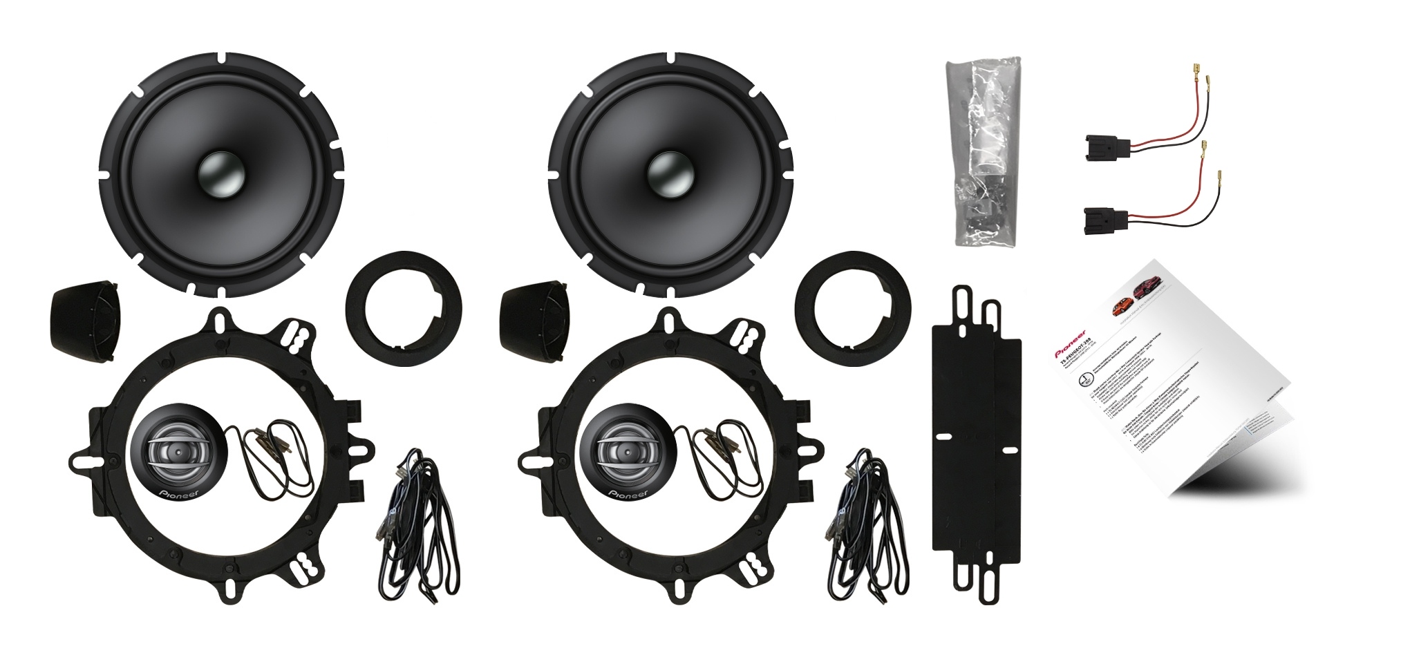 Pioneer TS-PEUGEOT-208 | Kit diffusori 2 vie separate TS-A1600C Pioneer TS-PEUGEOT-208 | Kit diffusori 2 vie separate TS-A1600C