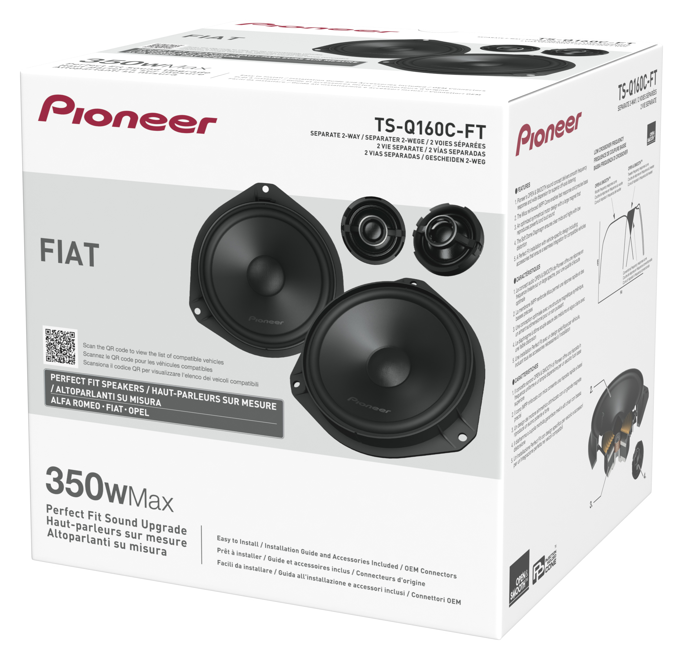 Pioneer TS-Q160C-FT | Kit Diffusori Perfect Fit per Fiat Panda – immagine 2 Pioneer TS-Q160C-FT | Kit Diffusori Perfect Fit per Fiat Panda - immagine 2