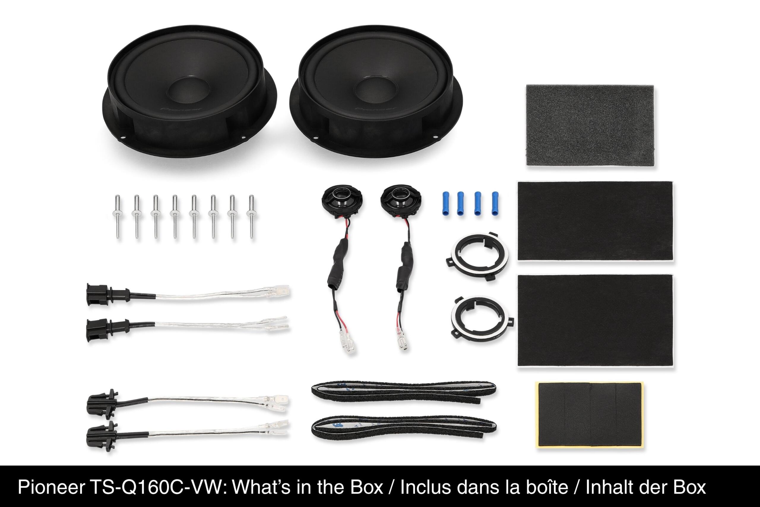 Pioneer TS-Q160C-VW | Kit Diffusori Perfect Fit per Volkswagen – immagine 2 Pioneer TS-Q160C-VW | Kit Diffusori Perfect Fit per Volkswagen - immagine 2