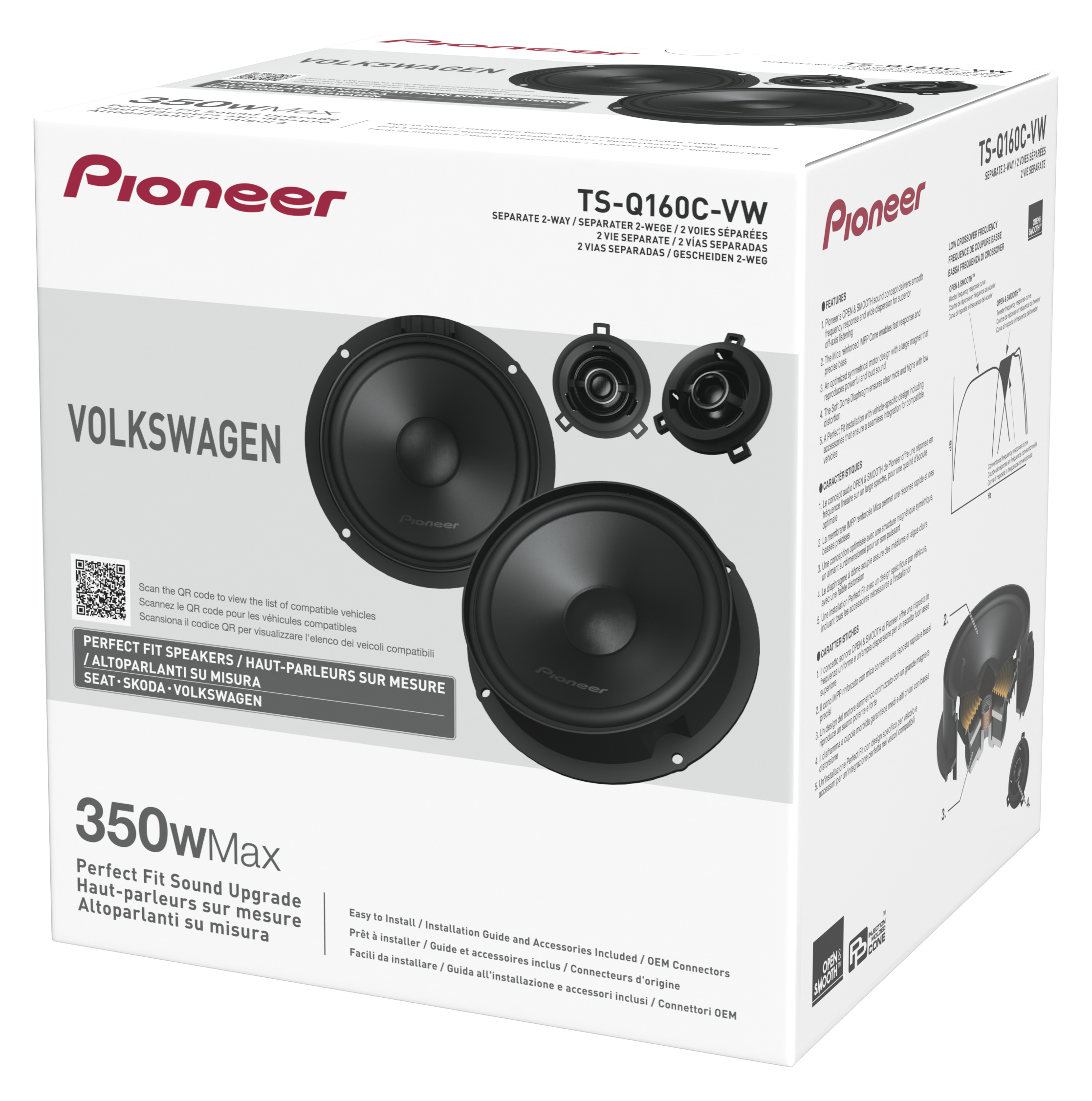 Pioneer TS-Q160C-VW | Kit Diffusori Perfect Fit per Volkswagen – immagine 3 Pioneer TS-Q160C-VW | Kit Diffusori Perfect Fit per Volkswagen - immagine 3