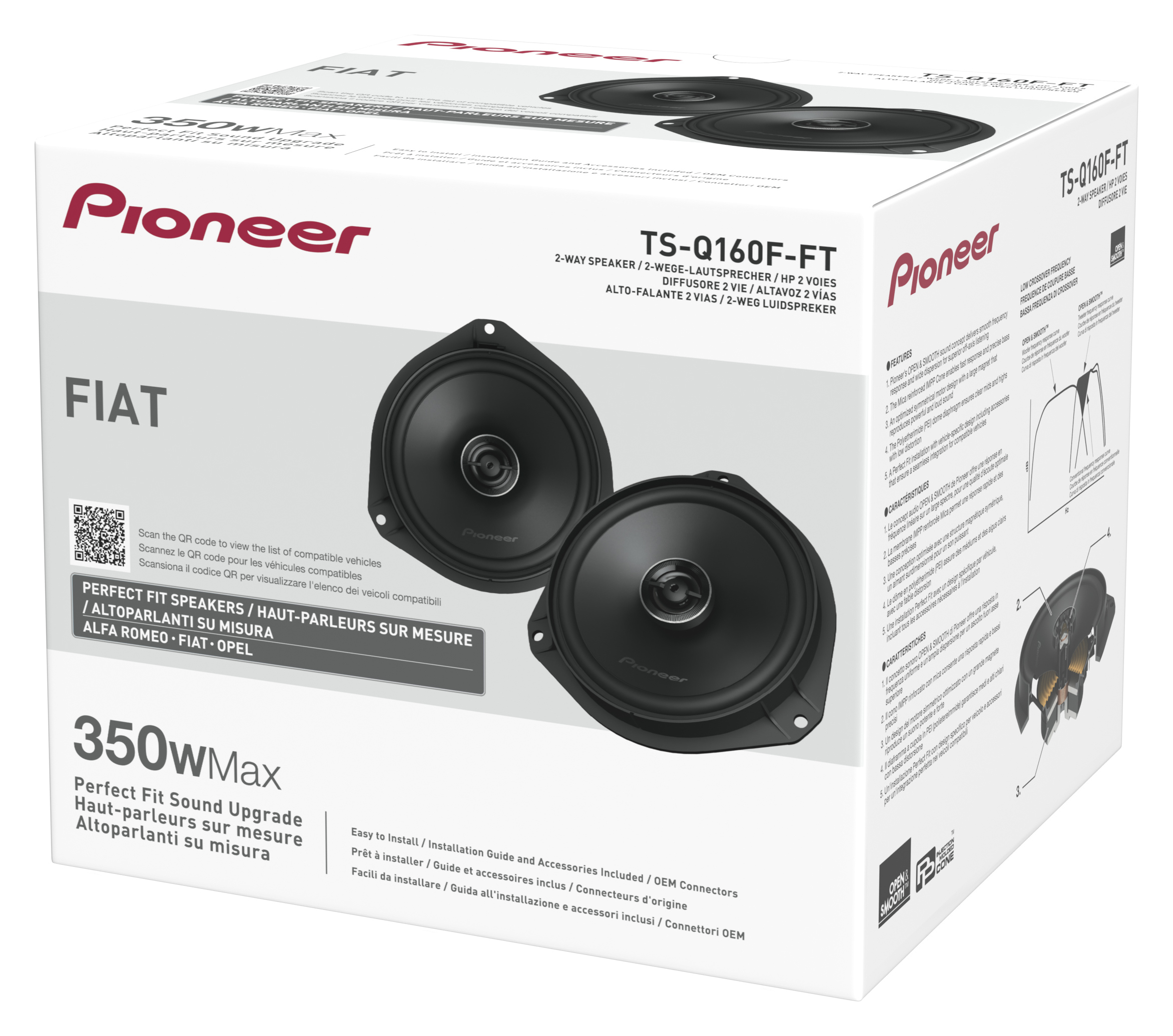 Pioneer TS-Q160F-FT | Kit Diffusori Perfect Fit per Fiat Panda – immagine 2 Pioneer TS-Q160F-FT | Kit Diffusori Perfect Fit per Fiat Panda - immagine 2