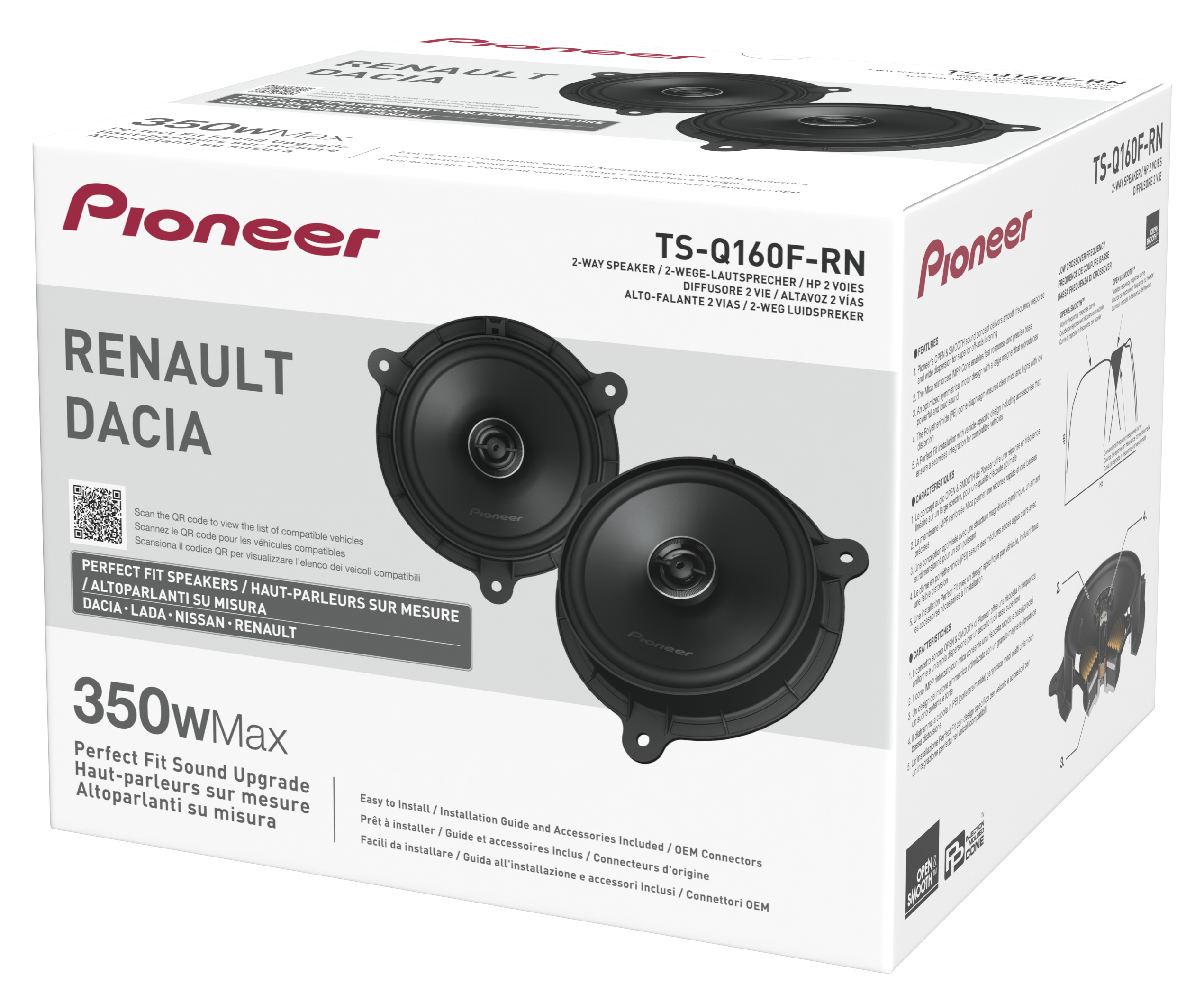 Pioneer TS-Q160F-RN | Kit Diffusori Perfect Fit per Renault – immagine 3 Pioneer TS-Q160F-RN | Kit Diffusori Perfect Fit per Renault - immagine 3