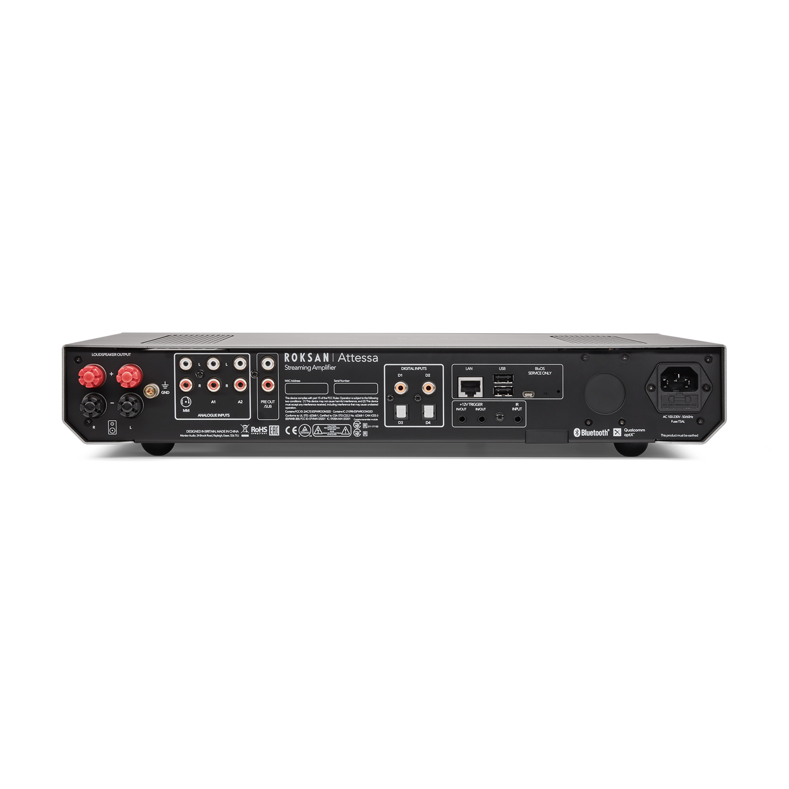 Roksan Attessa Streaming Amplifier – Amplificatore Integrato con Streaming BluOS 80 W Roksan Attessa Streaming Amplifier – Amplificatore Integrato con Streaming BluOS 80 W
