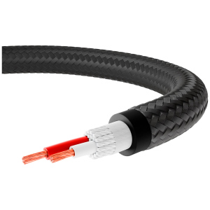 Triangle Black Cable Speaker – Coppia Cavi per Diffusori OFC 1,5 mm² 2 × 2,5 m con Banane BP450 - immagine 4