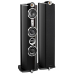 Triangle Signature Delta – Coppia Diffusori da Pavimento 3 Vie Bass Reflex 200 W - Gloss Black