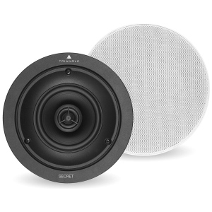 Triangle Secret ICT4 – Diffusore da Incasso a Parete o Soffitto 2 Vie Coassiale 90 W