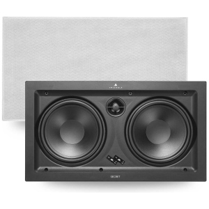 Triangle Secret LCR7 – Diffusore Stereo da Incasso a Parete o Soffitto con Doppio Woofer 140 W