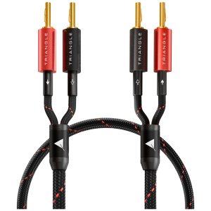 Triangle Red Cable Speaker – Coppia Cavi per Diffusori OFC 1,5 mm² con Banane BP450 - immagine 3