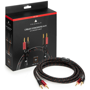 Triangle Red Cable Speaker – Coppia Cavi per Diffusori OFC 1,5 mm² con Banane BP450