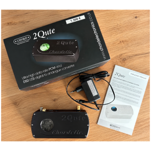 Chord 2Qute DAC Hi-End nero Ex-Demo con scatola originale e accessori.