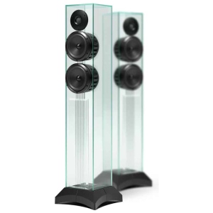 Waterfall Audio Victoria XT – Coppia Diffusori da Pavimento in Vetro