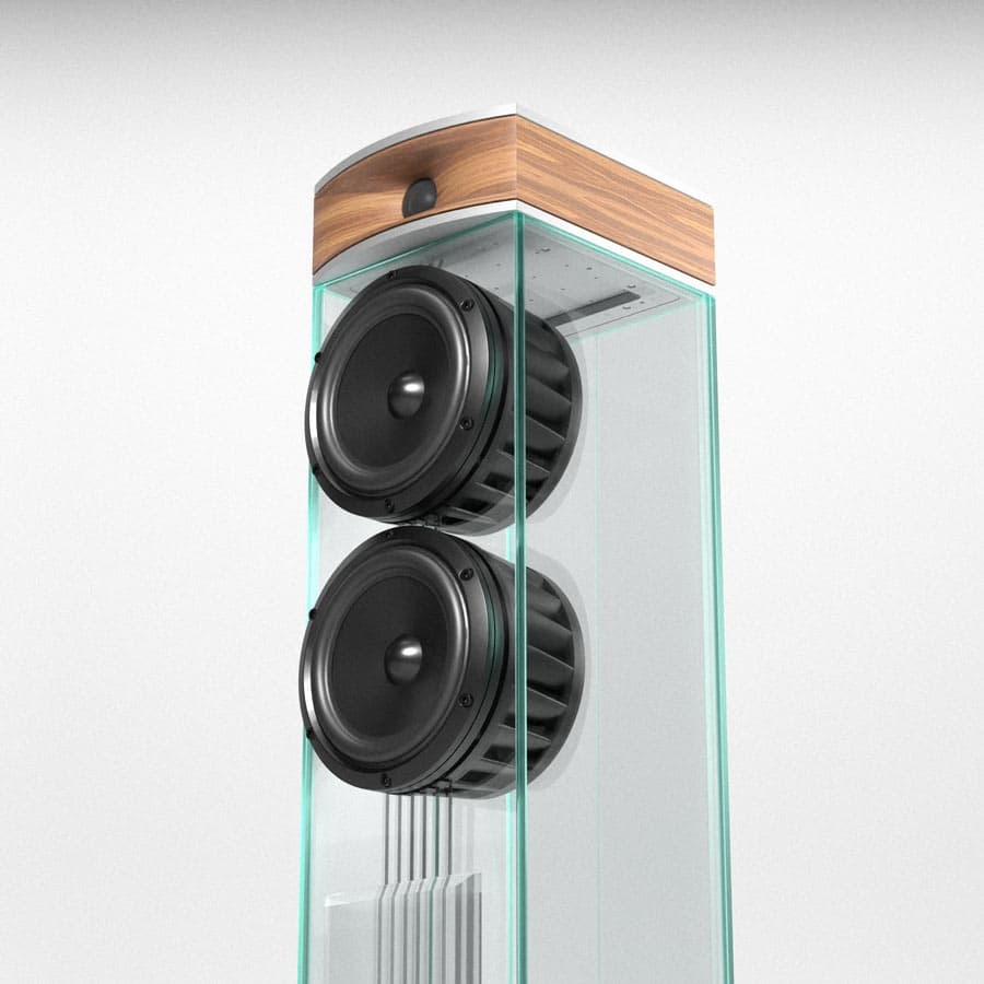Waterfall Audio Niagara XT1 Classic – Coppia Diffusori da Pavimento in Vetro